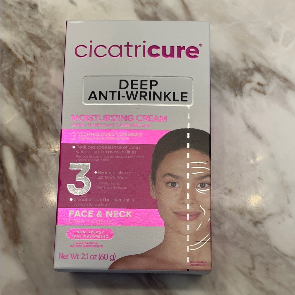 Deep Anti-Wrinkle Moisturizing Cream - Pink and Silver